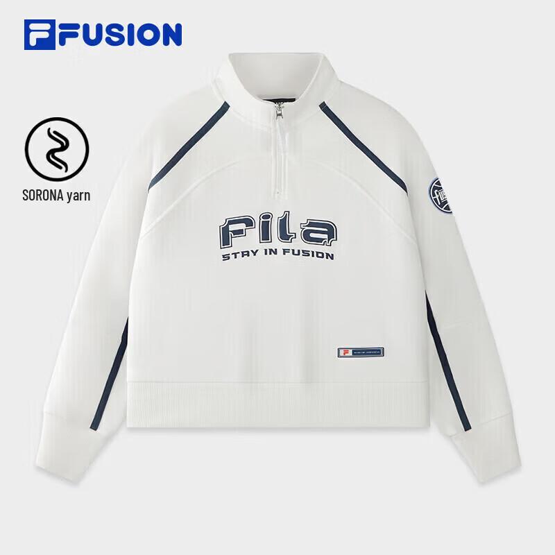 Fila Fusion Женская свободная вязаная толстовка с воротником-стойкой