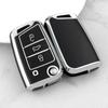 Car Key Cover Fob Case Shell For Volkswagen VW Polo Golf 7 MK7 Tiguan Passat For Skoda Octavia Kodiaq Karoq For Seat Ateca Leon