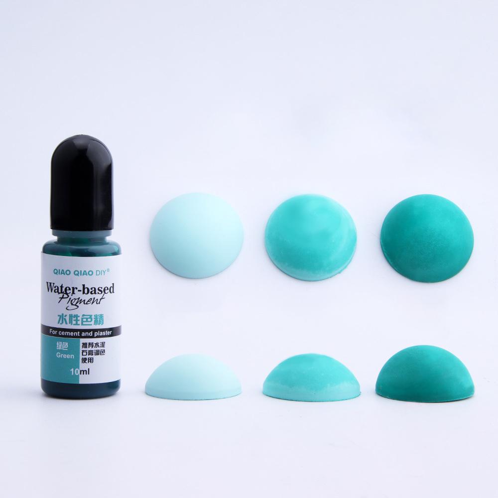 10ml Gypsum Cement Coloring Planter Pigment Gypsum Powder Color Concentrate Concrete Cement Plaster Mold Decoration Handmade