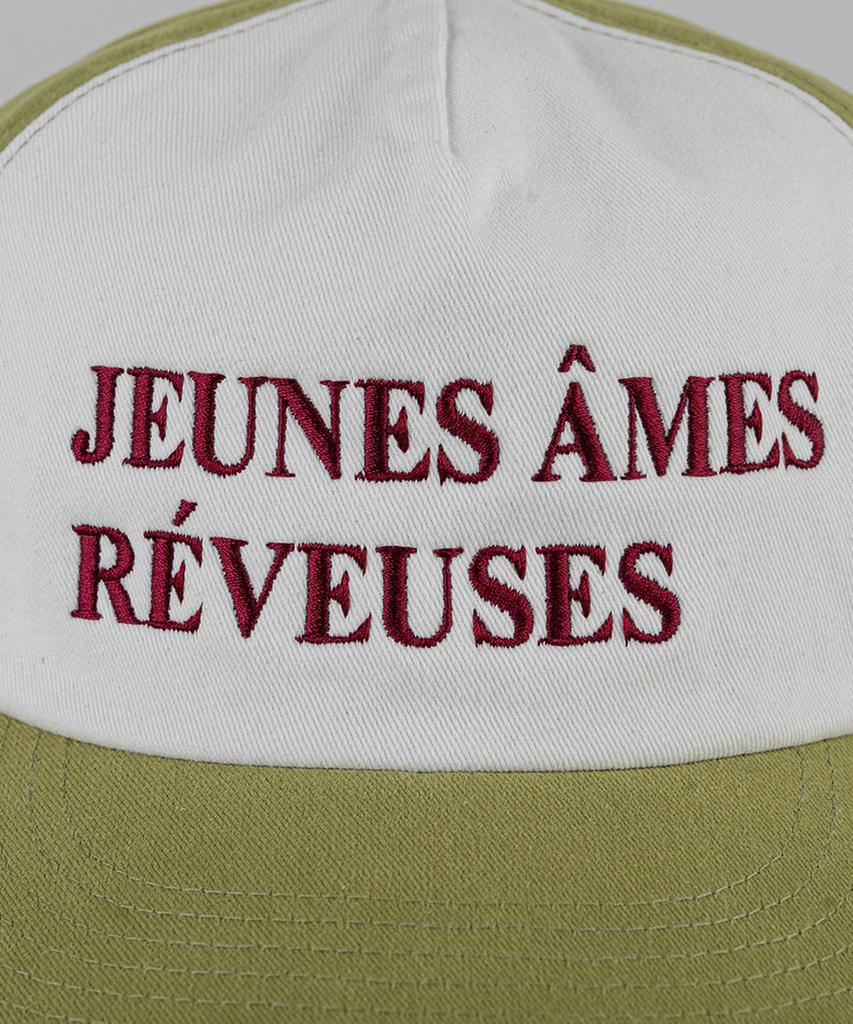 Кепка Wig Jeunes Ames, 5-панельная, двухцветная, стираная - Зеленая