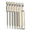 5/6/7/8Pcs Impact Hex Head Allen Wrenches Drill Bit Set Steel Hex Bit Set Screwdriver Bit for Home Repair Accessories