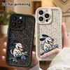 Чехол для телефона: 2D плоский дизайн, подходящий для защитного чехла iPhone 18 17 16 15 14 13 Pro, унисекс, щенок-скейтбордист, рождественский и Хэллоуинский подарок