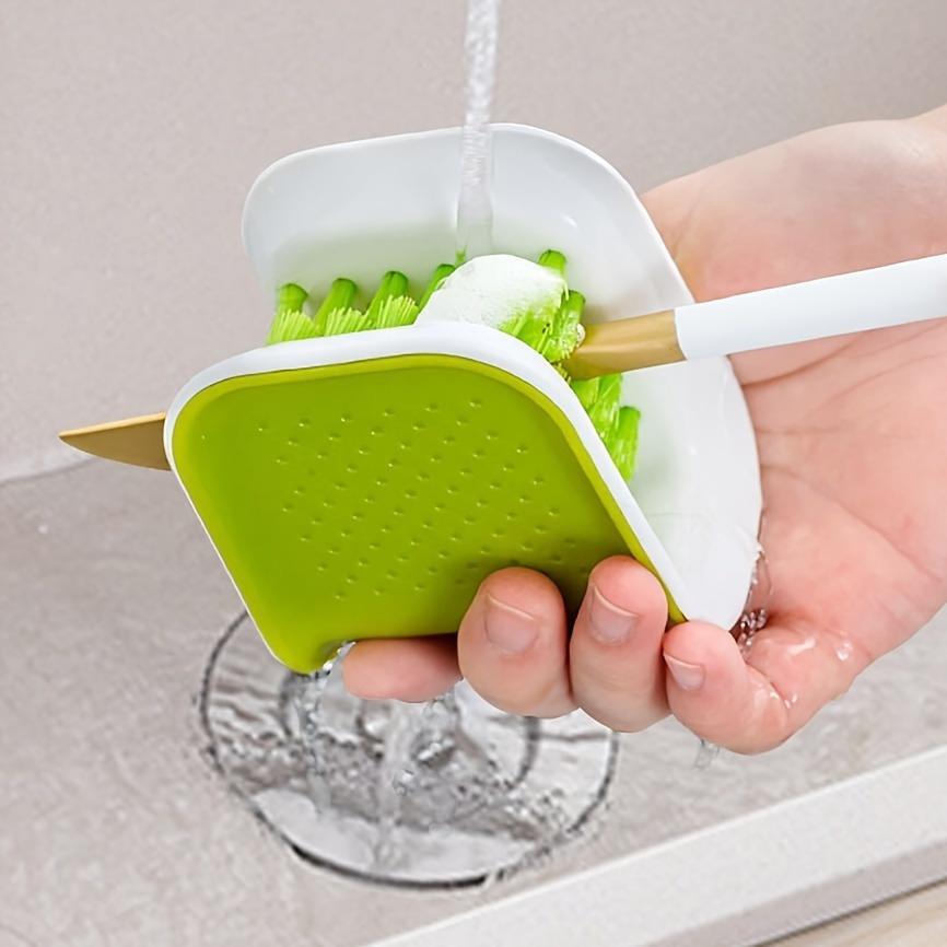 U-образная двухсторонняя щетка для ножей, щетка для чистки палочек для еды, щеточная щетка для чистки ножей и вилок, щетка для чистки посуды