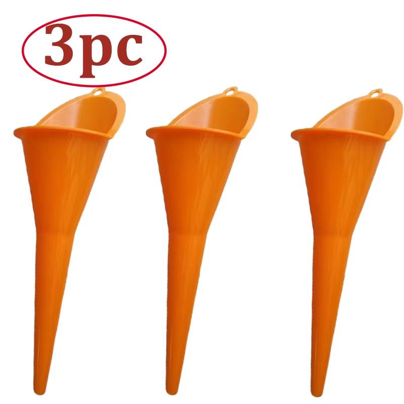 1/3/5 шт., удлиненная воронка для заправки автомобиля, длинный стержень, воронки для автомобильного масла, защита от брызг, инструмент для ремонта заправки бензином, маслом, топливом для мотоциклов
