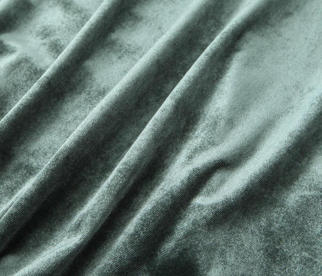 Autumn Velvet Midi Dress for Women - European & American Style Fashion