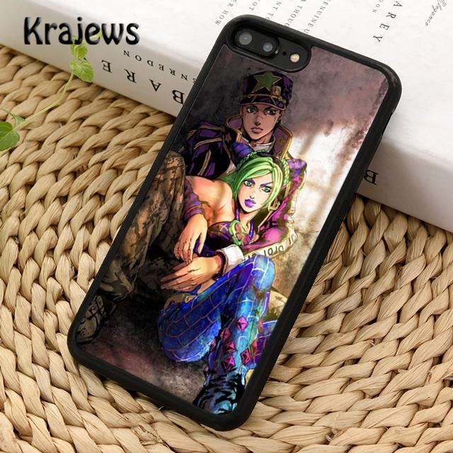 Krajews Чехол для телефона с аниме JoJo's Bizarre Adventure Для iPhone 16 15 14 plus XR XS 11 12 mini 13 pro max Fundas
