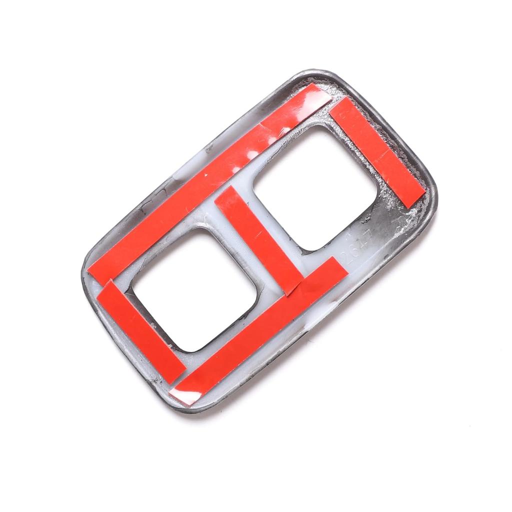 Trunk Switch Button Cover Trim Compatible with Chevy Corvette C6 2005-2013, Carbon Fiber Pattern, Push Button, Manual, Black