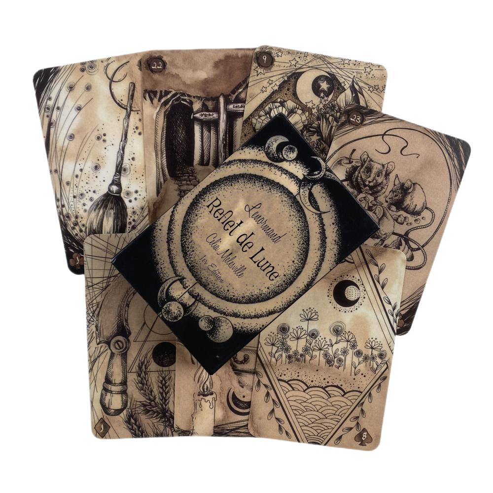 Старый стиль Ленорман Гадание Оракул Карты Таро Гадание Колода Английское Видение Настольная Игра Для Вечеринки