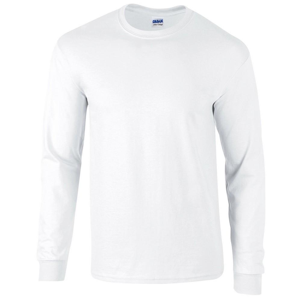 Gildan Mens Ultra Cotton Long-Sleeved T-Shirt