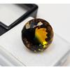 Fabulous Bi-Color Tourmaline Round Cut 13-14 Ct Certified Loose Gemstone