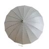 Export South Korea Single Long Handle Umbrella Ins Umbrella with Straight Shank Retro Female Knock All-Weather Umbrella with Elegant 16 Bones