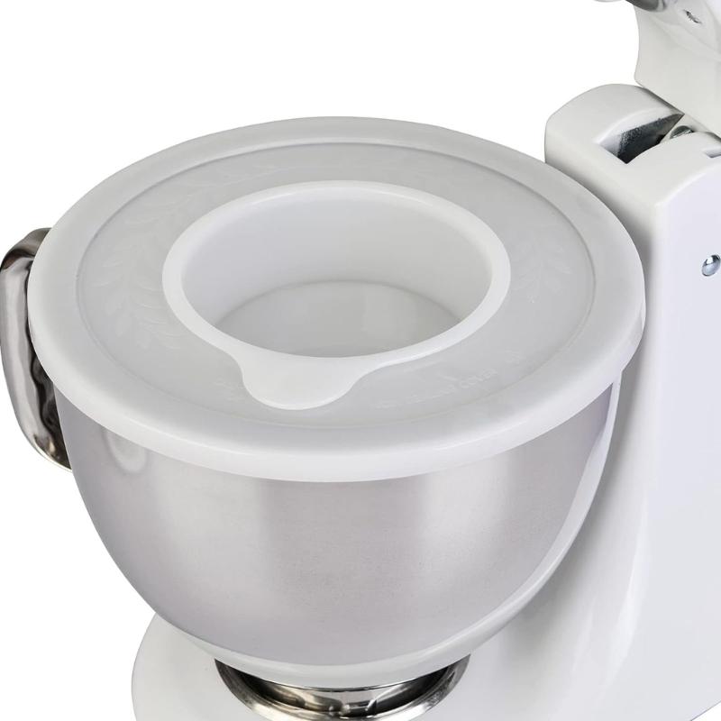 2PCS Mixing Bowl Covers Dustproof Design Reduces Ingredient Splatter Keeps Counter Clean During Baking Prep for 4.5-5QT