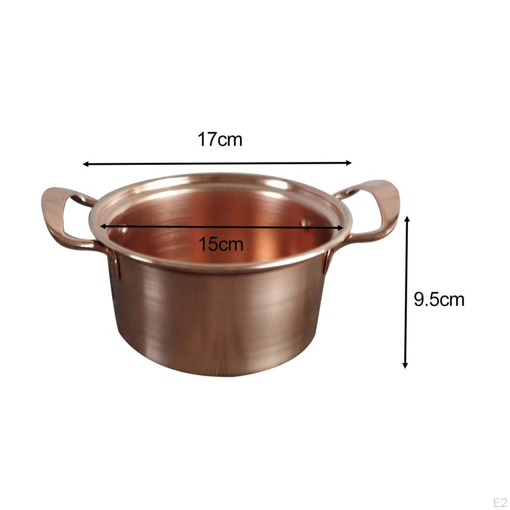 Медный горшок, кастрюля, быстрый нагрев, практичная домашняя многофункциональная кастрюля для приготовления рамэна для лапши