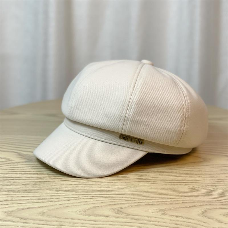 Новая восьмиугольная шляпа для женщин на осень и зиму, британский берет, для маленькой окружности головы, в японском стиле, литературная кепка с козырьком, шляпа художника