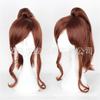 High Quality Sailor Jupiter Cosplay Wig Long Red Brown Ponytail Bangs Heat Resistant Synthetic Hair Anime Wigs + Wig Cap