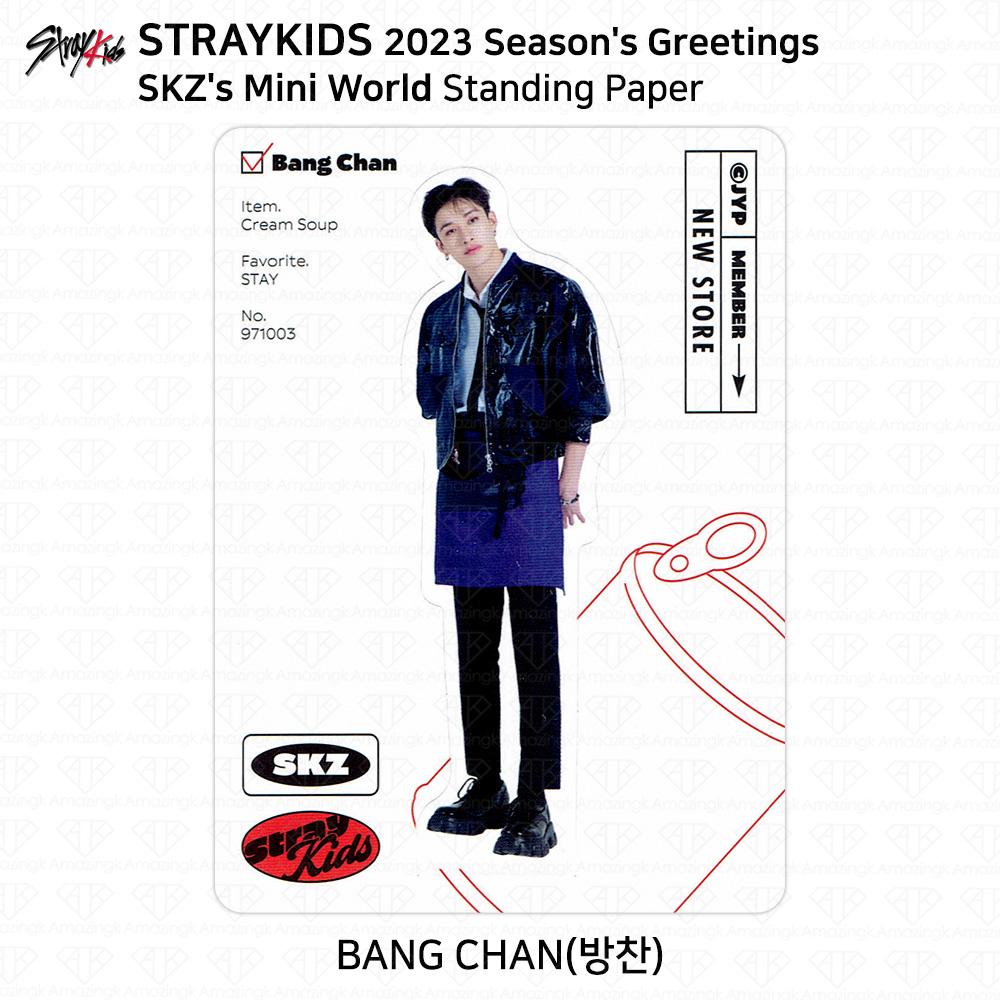 Stray Kids 2023 Новогодние поздравления Селфи Фотокарточка 4cut Photo JYP Shop Benefit