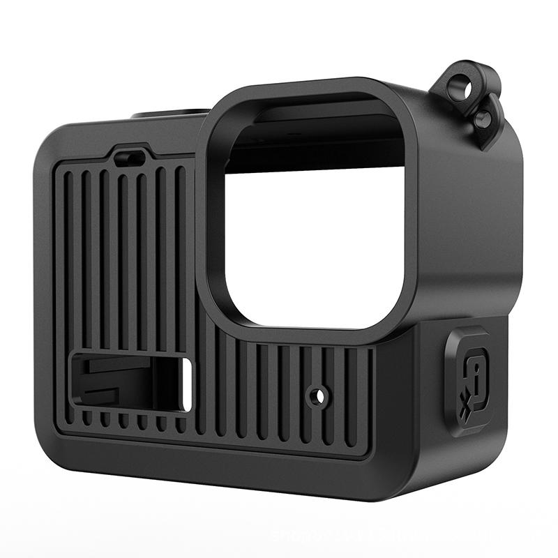 Sport Camera Silicone Protective Case Cover With Len Cap And Hanging Rope For Gopro Hero 2024 Glass Screen Protector