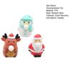 Squeeze Toy Cute Santa Claus Snowman Elk Squishes Toy Soft TPR Stress Relief Vent Toys Fidget Bubble Christmas Decompression Toy Christmas Gift