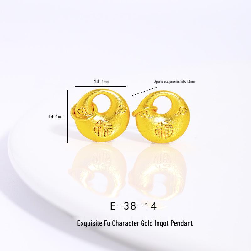 Подвеска из древнего песочного золота: Стойкое сохранение цвета, Амулет богатства и удачи, Ретро аксессуар для браслета/ожерелья