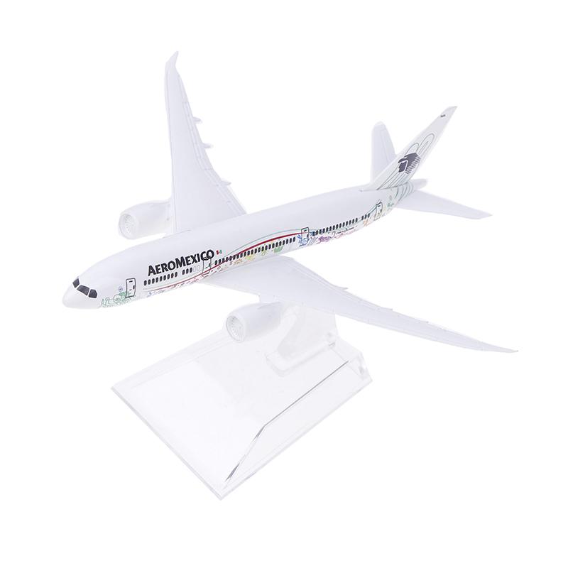 16 см 1/400 масштаб сплав металла мексиканских авиалиний Aeromexico B787 модель самолета Boeing 787 Airways модель самолета литой под давлением