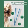 Professional Dog Grooming Comb Pet Hair Remover Dog Grooming Straight Pin Comb