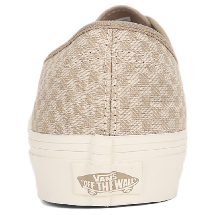 Men's Sneakers Vans Authentic Skate Shoes Unisex Low-top Beige