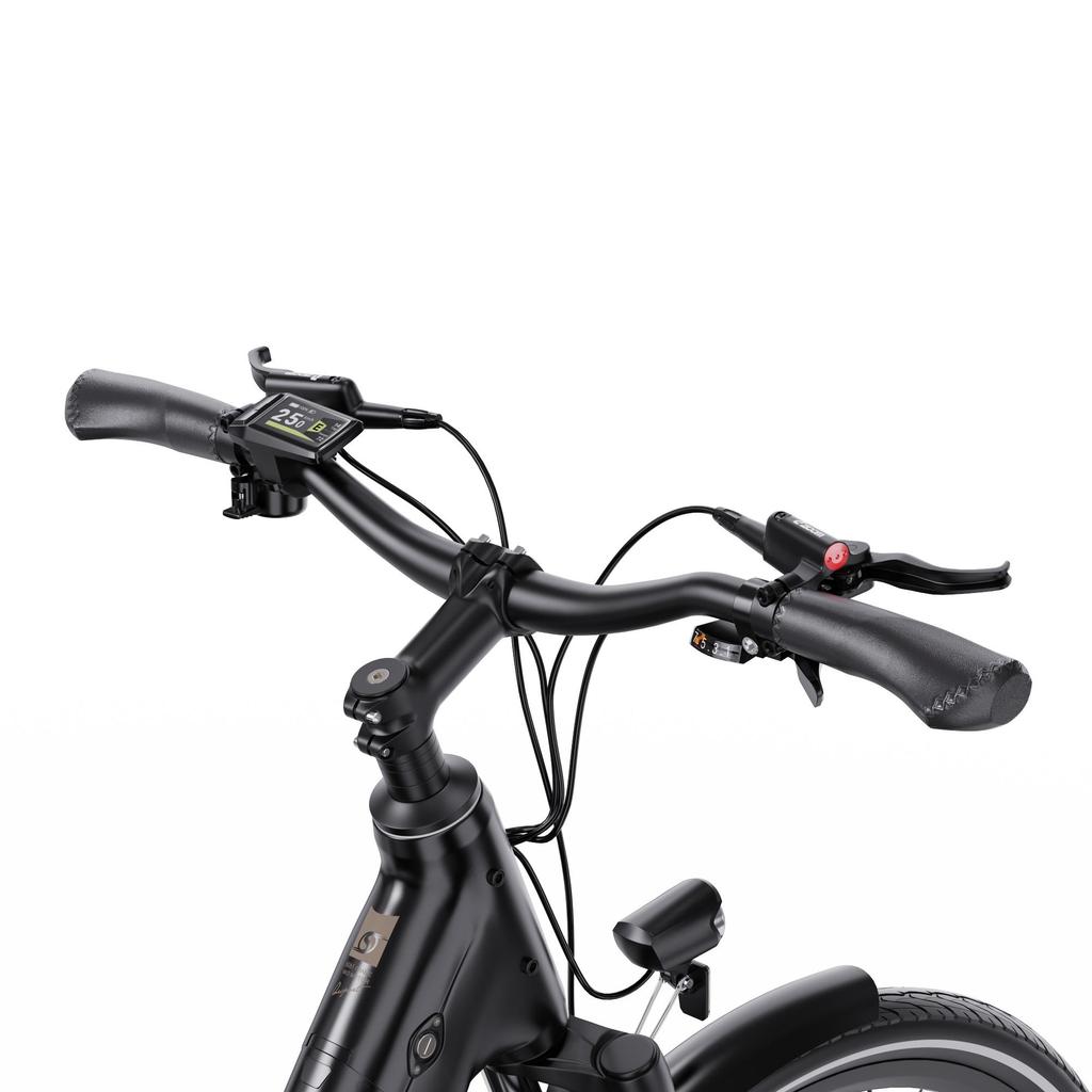 ONESPORT OT07 250W Mid-Drive Electric Bike, 36V 14Ah Battery, 110km Range, Hydraulic Brakes, Shimano 7-Speed,