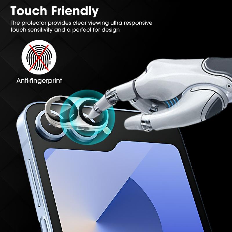 9 в 1 для Samsung Galaxy Z Flip 7 Защитная пленка для экрана Анти-подглядывание Гидрогелевая пленка Закаленное стекло HD Защитные пленки для камеры для ZFlip7
