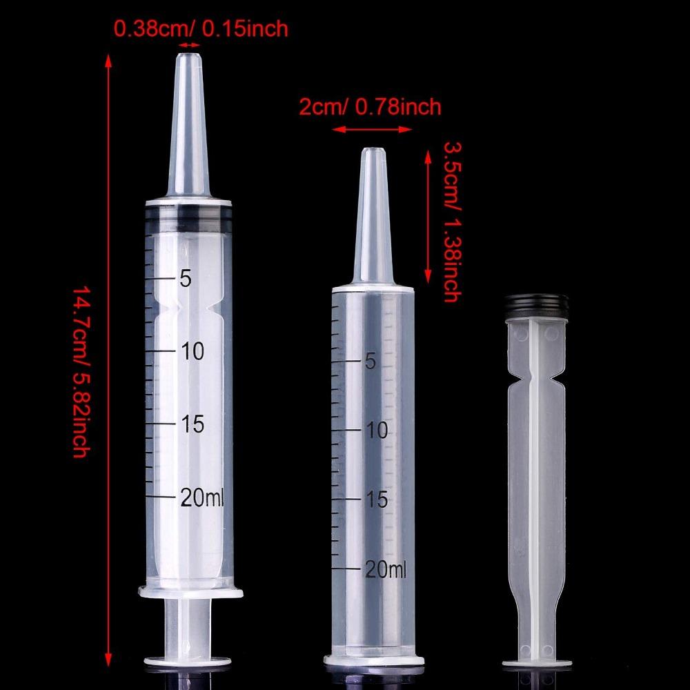 20ml Pump Measuring Large Feeding Syringe Disposable Large Capacity