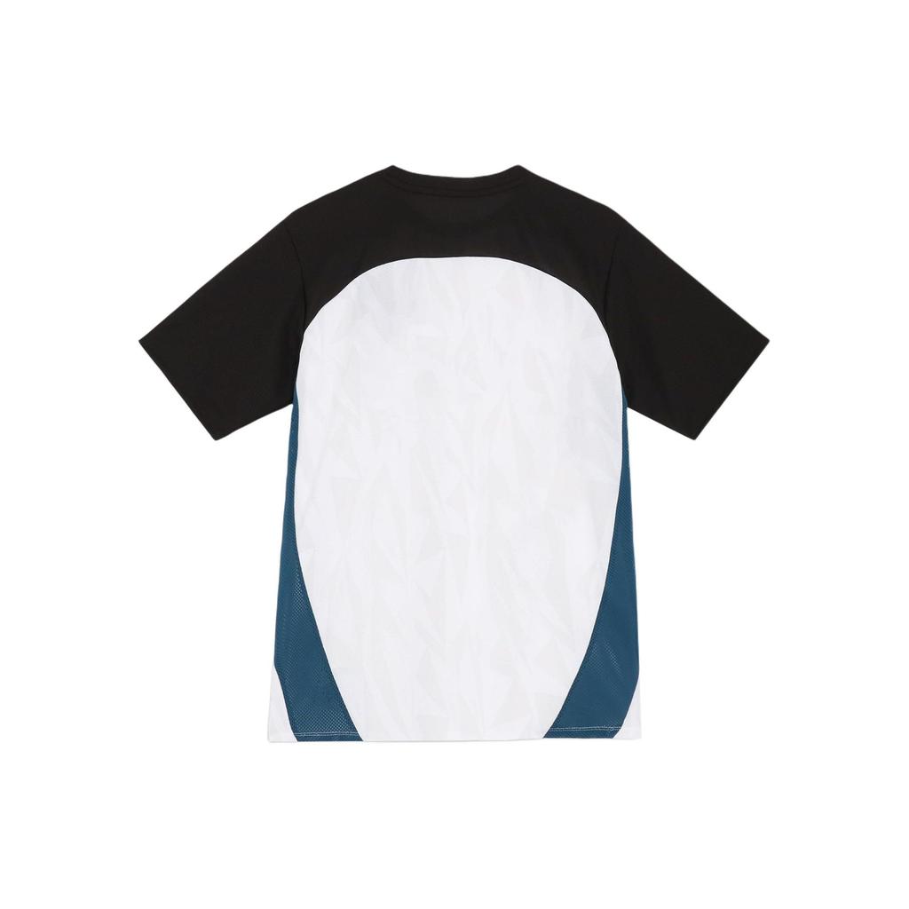 Puma Color Block Training Crew Neck Soccer Shirt Men Tops White 659129-04