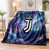 Juventus FC Printed Flannel Blanket Warm Comfort Bed Throw For Indoor Home Decoration