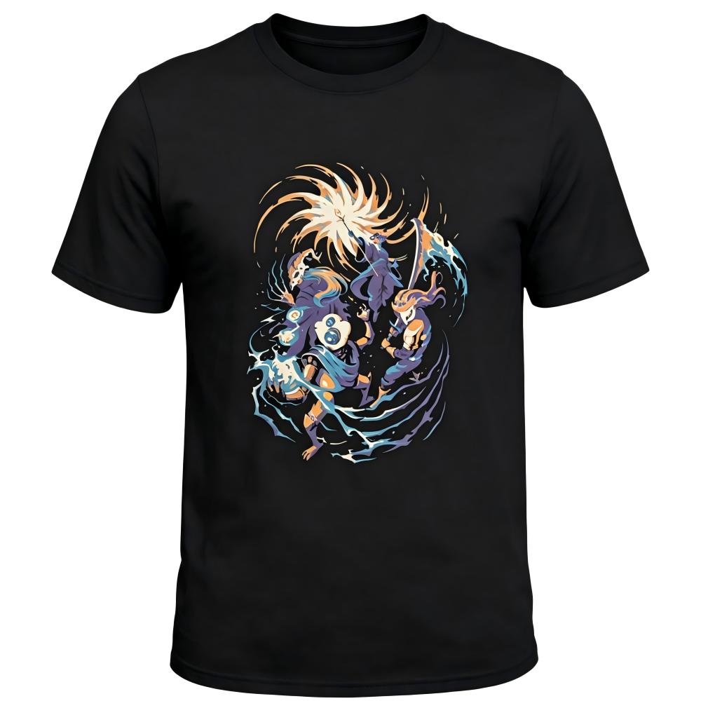 Fantasy Adventure Anime Warrior Graphic T-Shirt