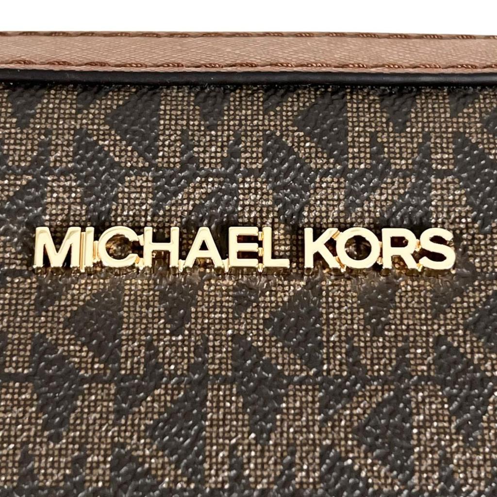 Michael Kors Сумка через плечо Jet Set Travel Medium кожаная Коричневая Женская 55H3RBN Б/у