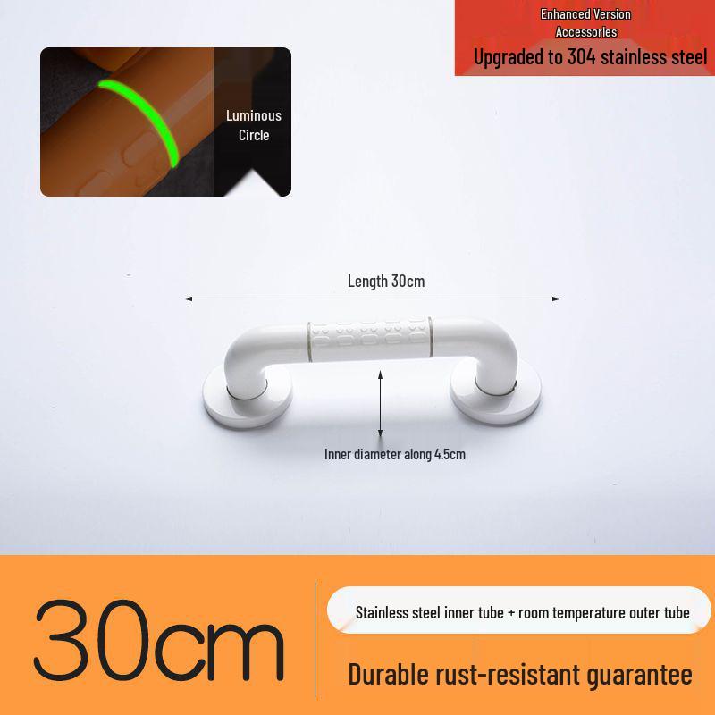 Stainless Steel Safety Grab Bar for Elderly - Bathroom Toilet Armrest