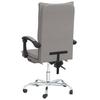 Office Chair with Reclining Function Taupe Fabric