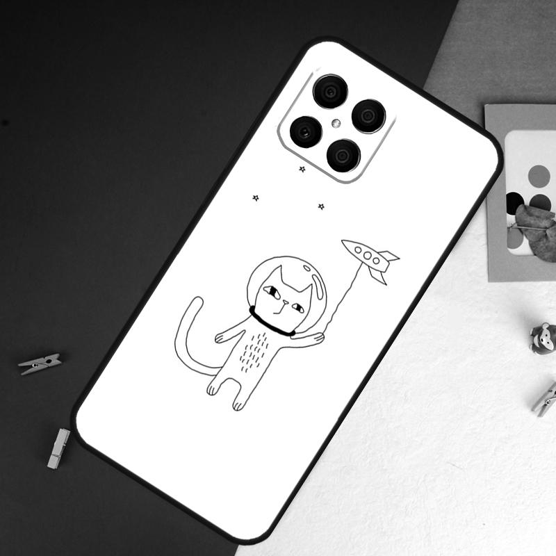 Чехол-кейс с рисунком НЛО Инопланетный Кот Вселенная для Honor Win RT 90 50 70 Lite 200 400 Pro X9a X9b X9c X9d X8b X8c Magic 7 6 8 Pro