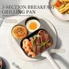 Non Stick Egg Omelette Cooker Pan Titanium Coating Versatile Breakfast Skillet for Eggs Pancakes Crepes Sandwiches Frying Pan