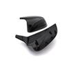 High Quality For BMW X3 G01 X4 G02 X5 G05 2018 2019 2020 2021 2022 M style Rearview Mirror cover Caps 2pcs Horn shape Black