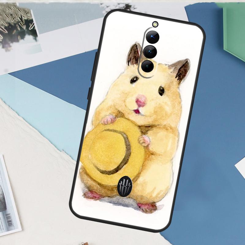 Hamster Art For Nubia Red Magic 10 Pro Plus 6 7 6S 7S Pro 5G 6R RedMagic 8S 9S 9 8 Pro Plus Phone Case