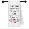 Nani Grandma Godmother Gifts Kitchen Towels, God Mother Gifts for Women Dish Tea Towels, The Best Nani Get Promoted to Godmother Decorative Hand
