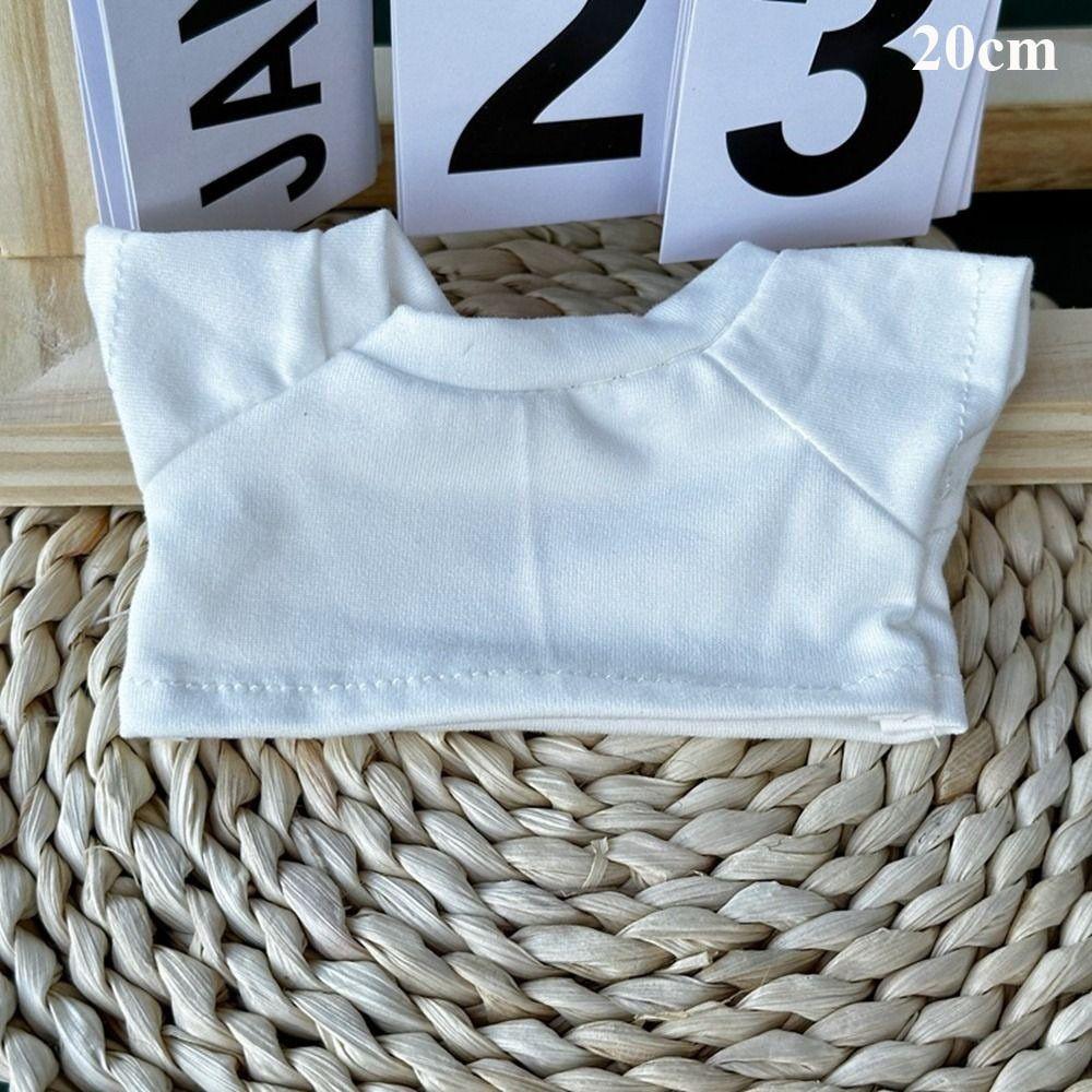 Fashion Style Cotton Doll Clothes Elastic Idol Doll Outfit  for 10/15/20cm Cotton Stuffed Dolls