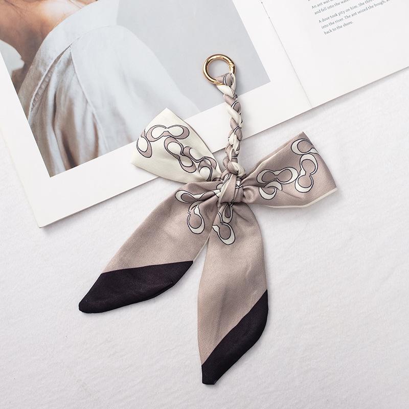 Detachable Bowknot Scarf Ribbon Bag Strap Charm