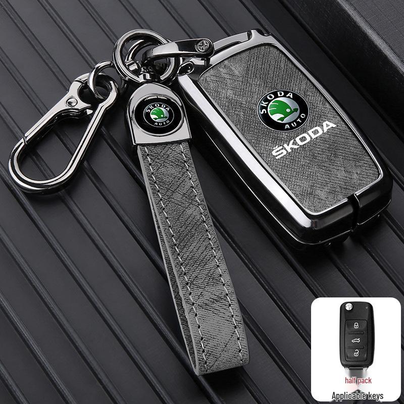 Чехол для ключа Skoda для моделей Octavia, Superb, Kamiq, Scala, Karoq, Yeti