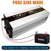 3000W/4000W/5000W Car Inverters Pure Sine Wave Solar Power Converter Home DC 12 To AC 220V Voltage Transformer Adapter