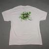 Винтажная футболка RIOT Atlanta Мужская XL Белая с принтом Промо 2005 Hanes Beefy-T Игровая