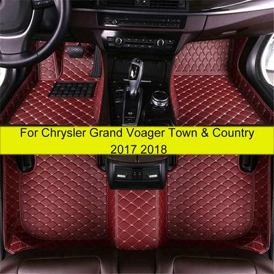Автомобильные коврики для Chrysler Grand Voager/ Town & Country 2017 2018 Автомобильные подставки под ноги Ковер-чехол для салона автомобиля