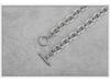 Унисекс хип-хоп титановая сталь OT пряжка свитер цепь ожерелье