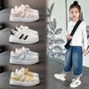 Girls Shell Head White Shoes Children 2025 New Spring and Autumn Middle and Older Children's Casual Board Shoes