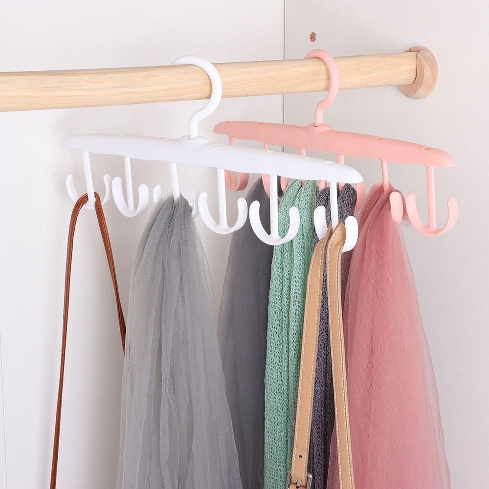 Вращающаяся на 360 градусов вешалка для одежды, вешалка для маек, органайзер для галстуков и бюстгальтеров, артефакт, крючок для одежды