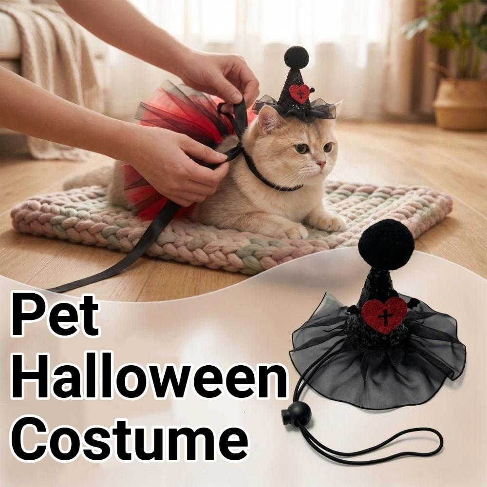 Creative Pet Halloween Costume Wizard Theme Wizard Hat Pet Headgear  Pet Grooming